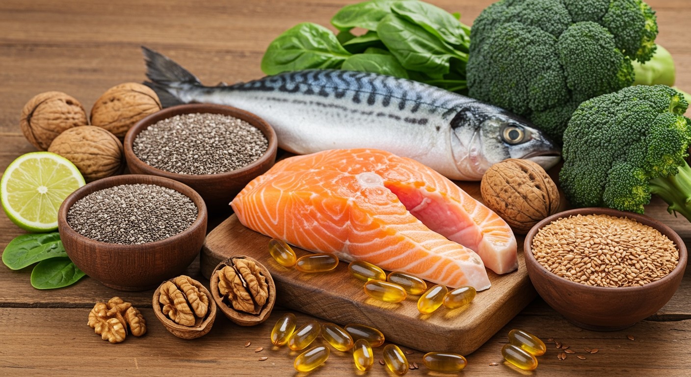 Könnyen beszerezhető alternatív források az omega-3 zsírsavakhoz.