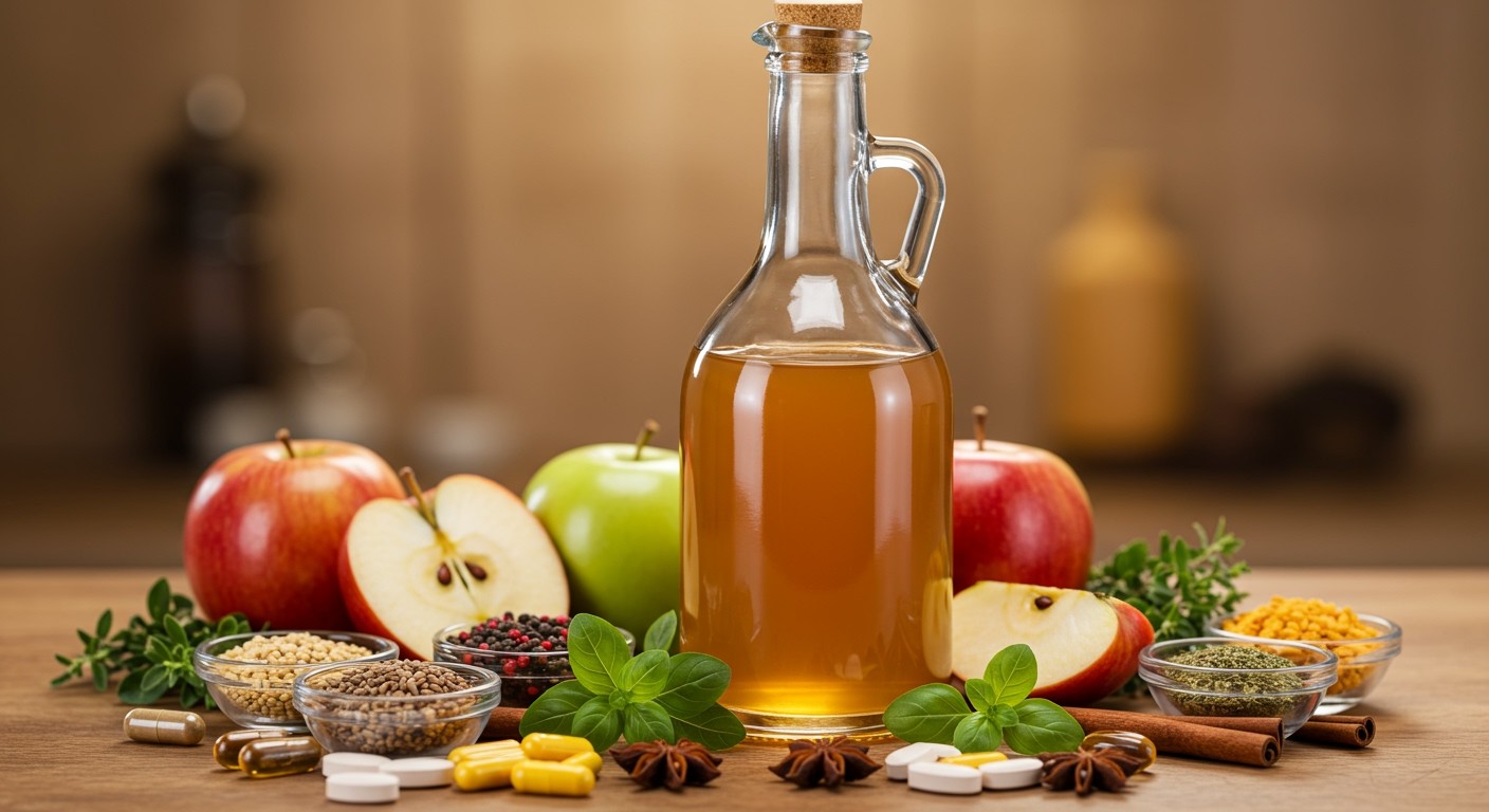 Az almaecet gazdag C-vitaminban és antioxidánsokban.