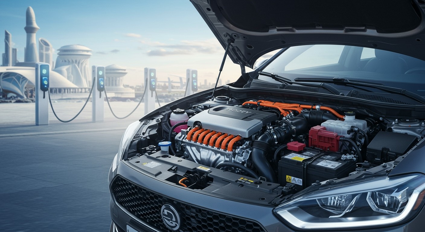 Az elektromos motorok hatékonysága kulcsfontosságú az elektromos járművekben.