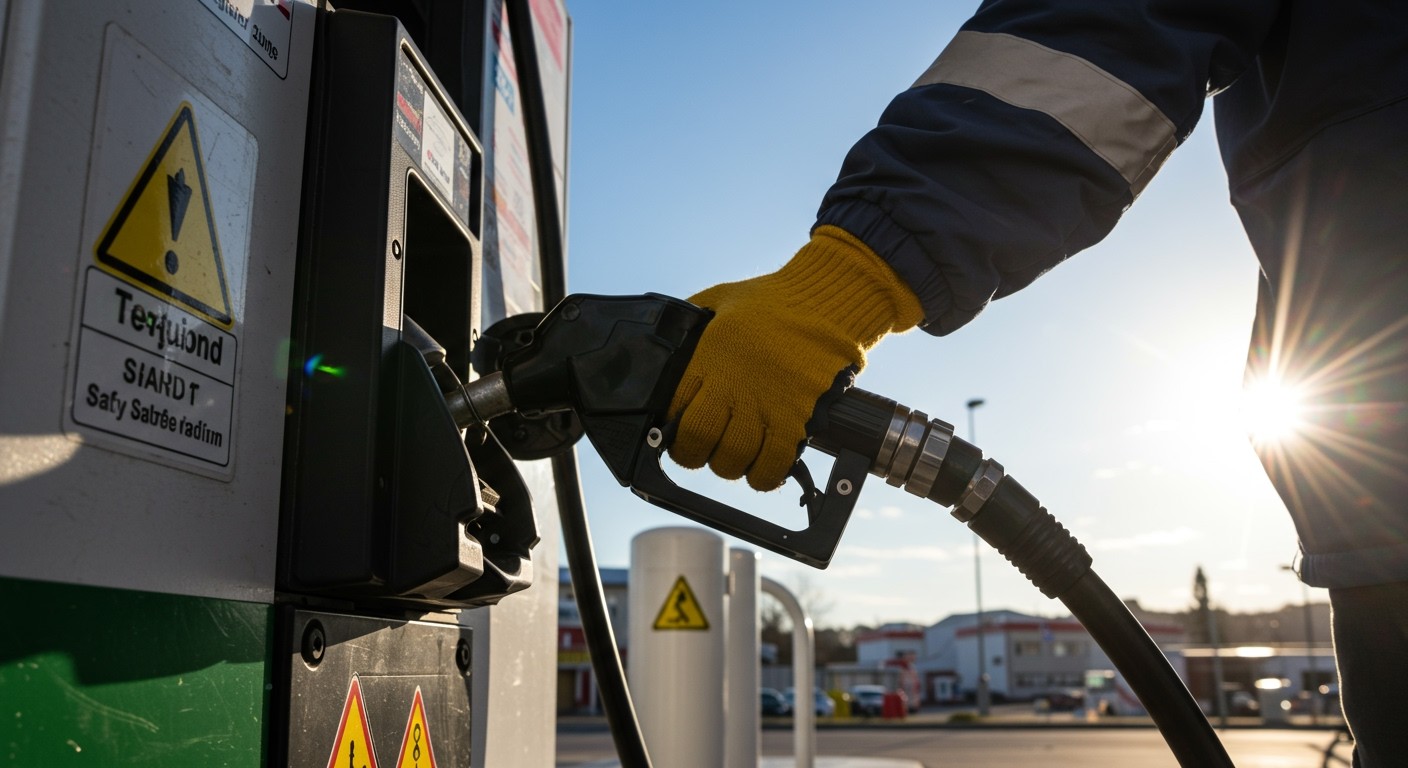 Tankoláskor elektrosztatikus feszültség keletkezhet, óvatosság szükséges.