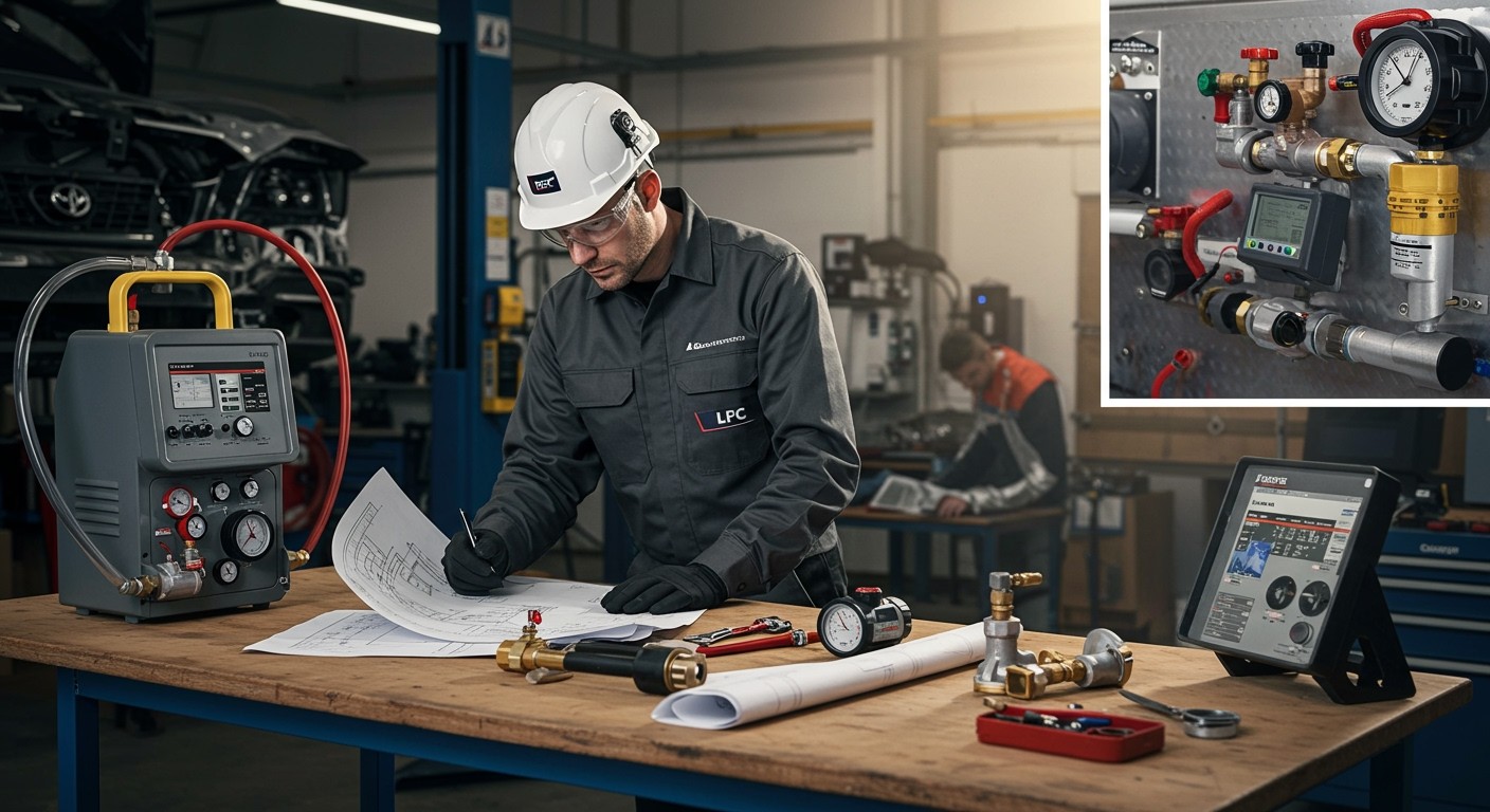 Az LPG rendszer engedélyezéséhez szakértői vélemény szükséges.