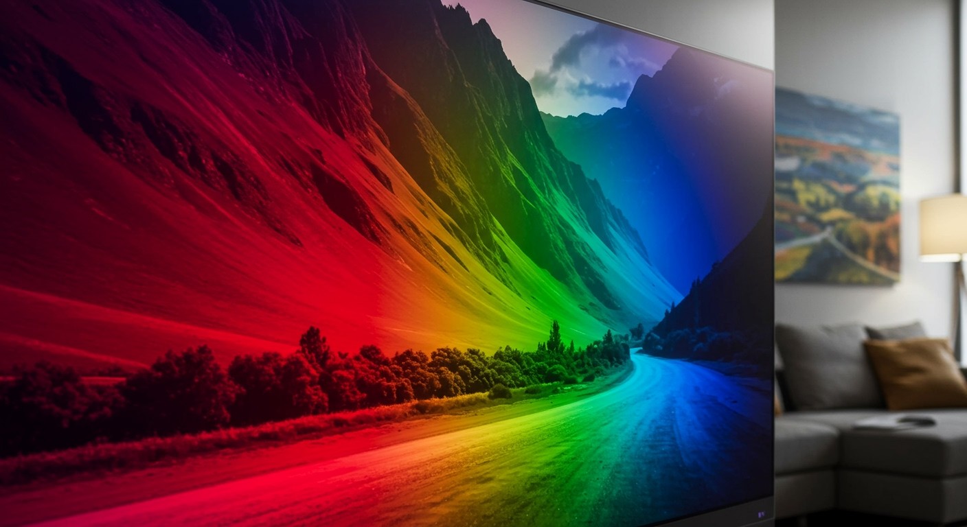 Az OLED TV mélyebb feketéket és élénkebb színeket kínál.