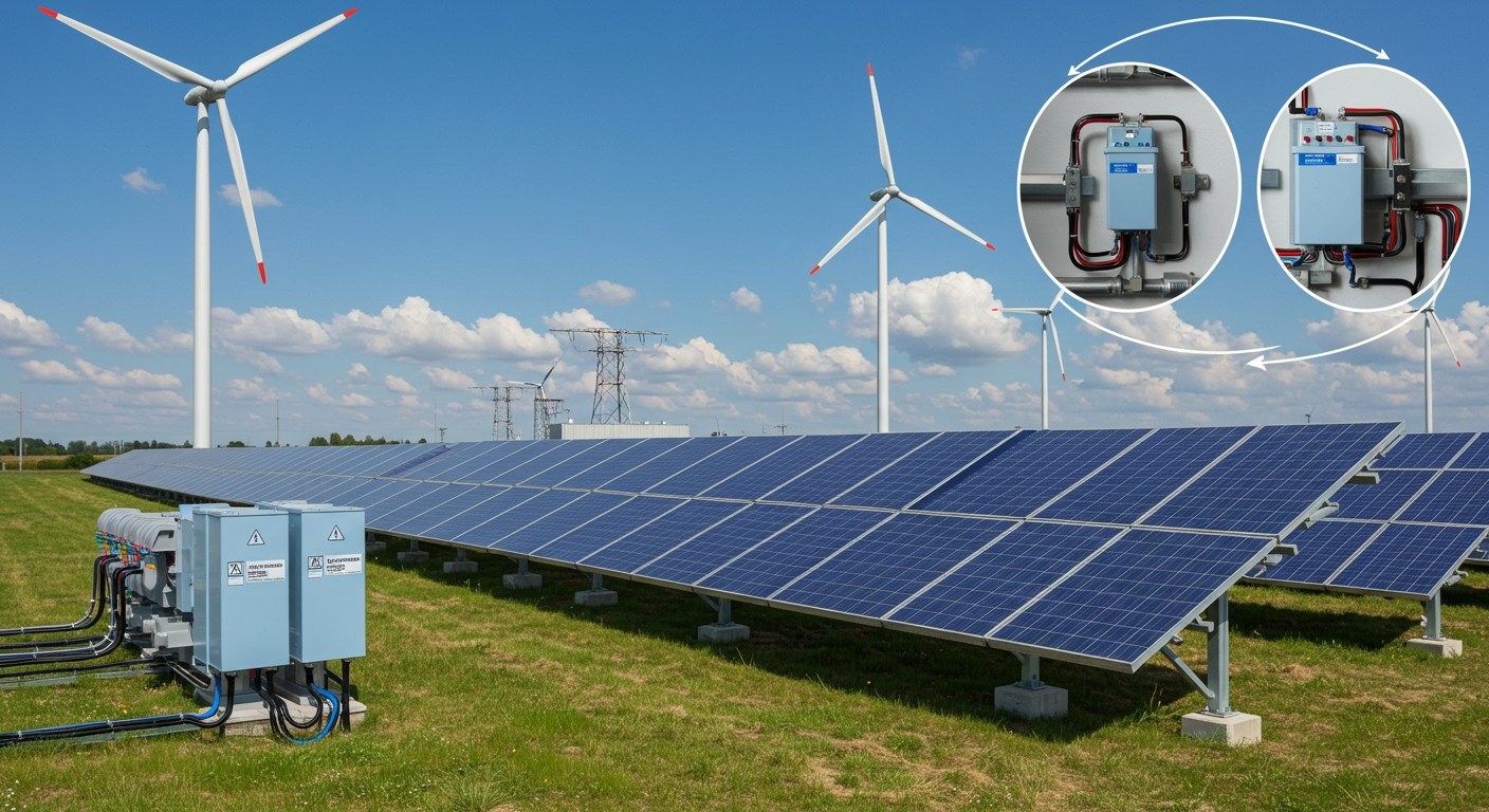 Kondenzátorok növelik a megújuló energiahatékonyságot és stabilitást.