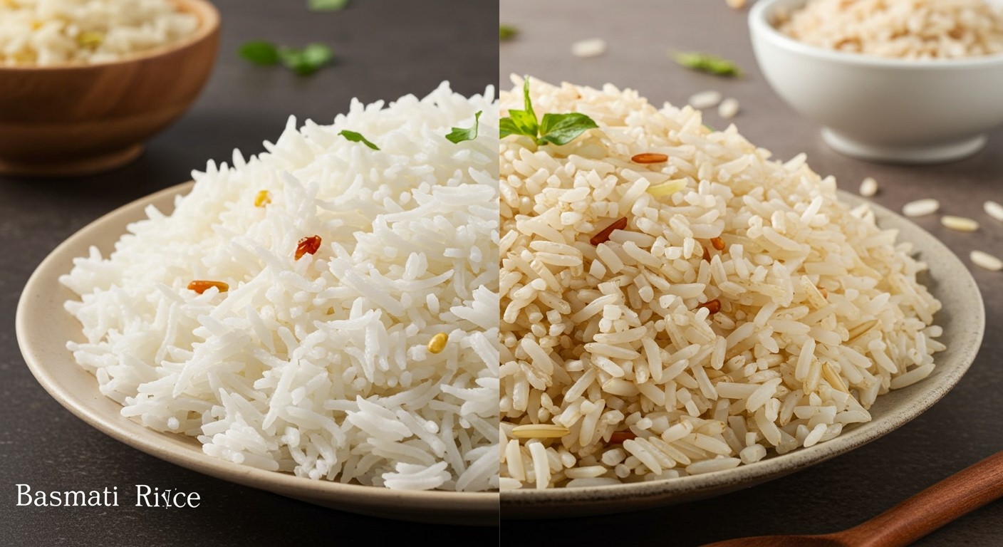 A Basmati rizs alacsonyabb kalóriatartalmú, mint más fajták.