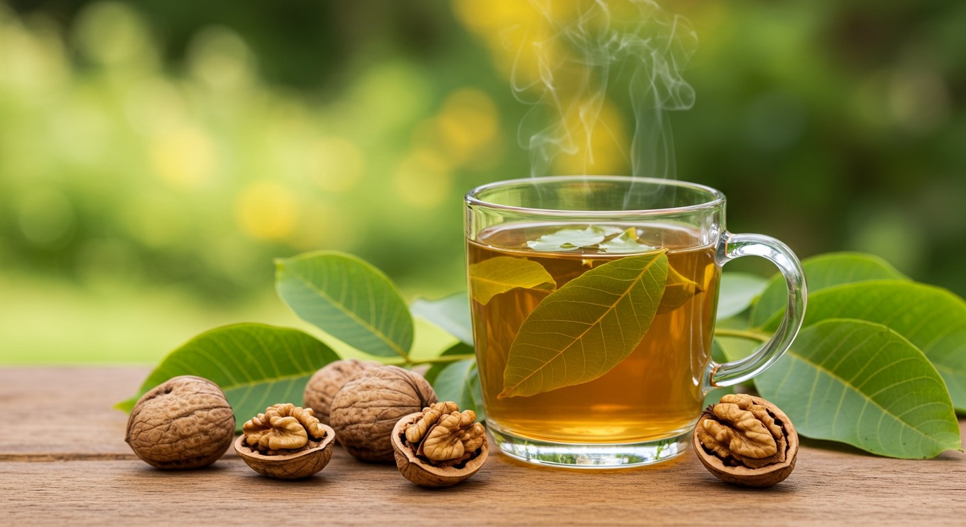 A diólevél tea segíthet az ízületi fájdalmak enyhítésében.