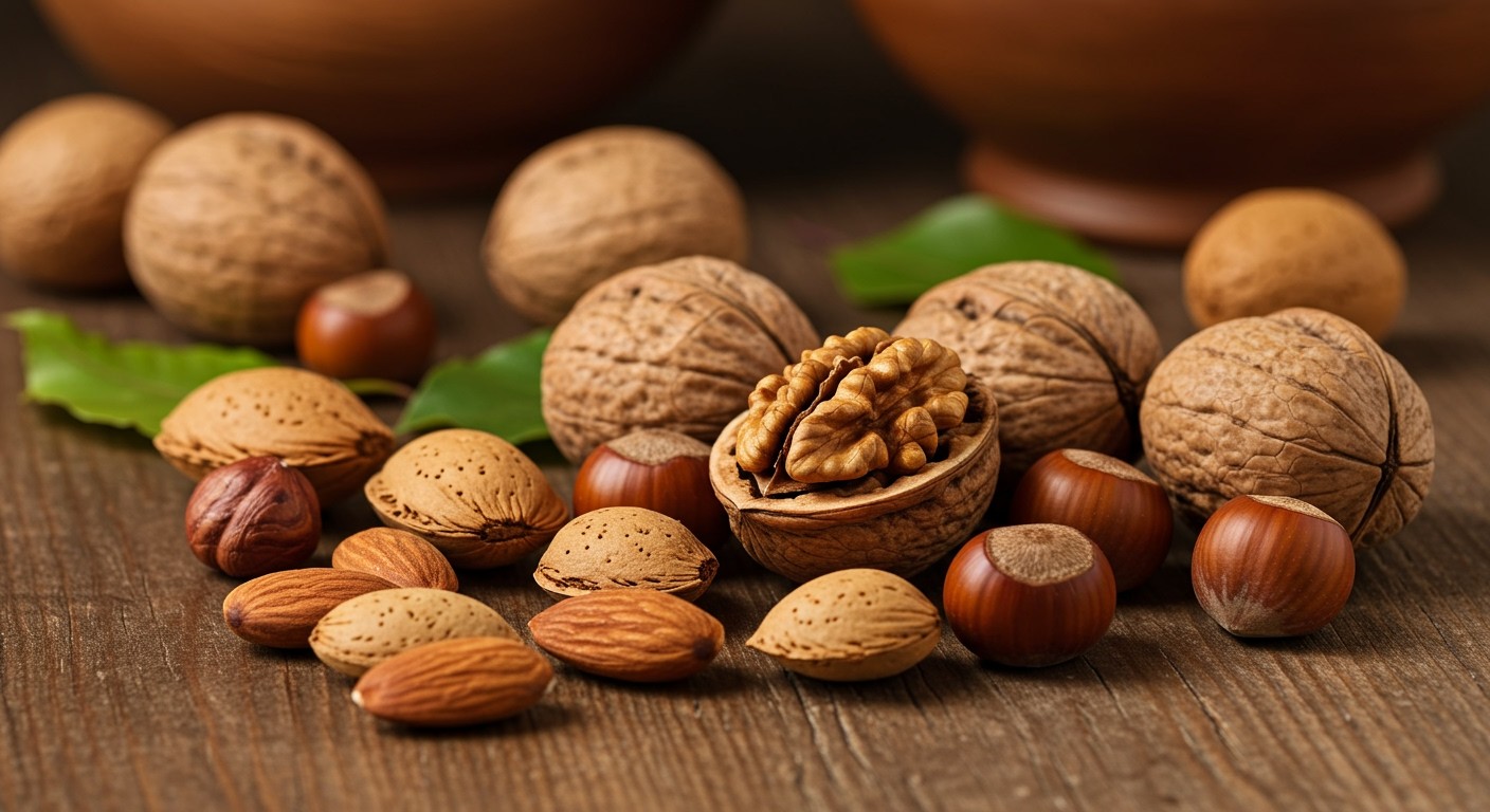 A fekete dió gazdag antioxidánsokban és tápanyagokban.