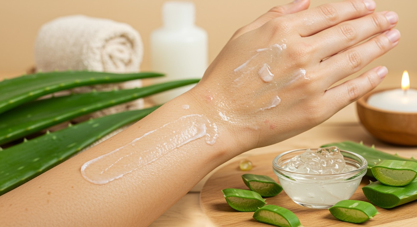 Az Aloe Vera hidratál, táplál és gyulladáscsökkentő hatású.