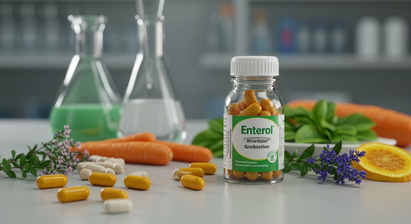 Az Enterol segít fenntartani a bélflóra egyensúlyát antibiotikumok mellett.