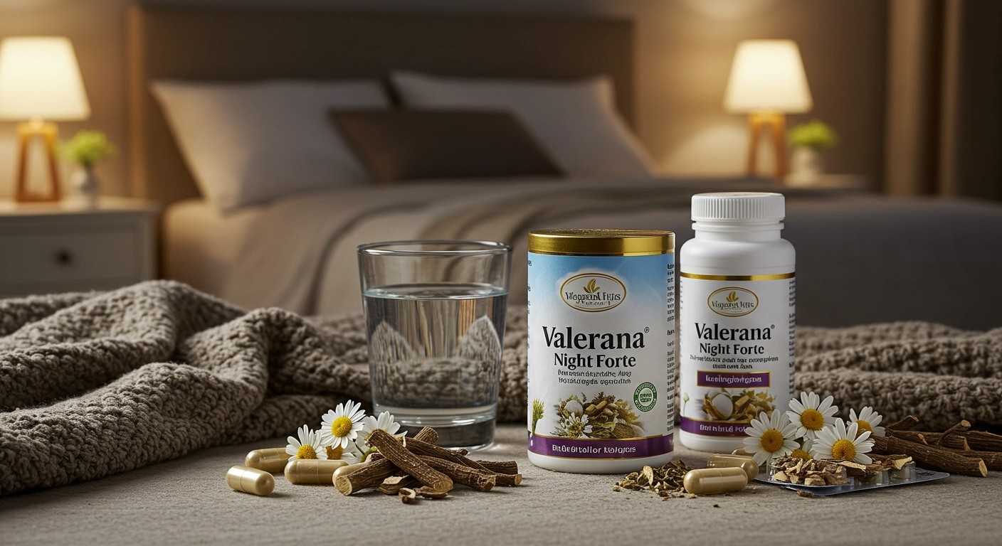 A Valeriana Night Forte elősegíti a pihentető alvást.