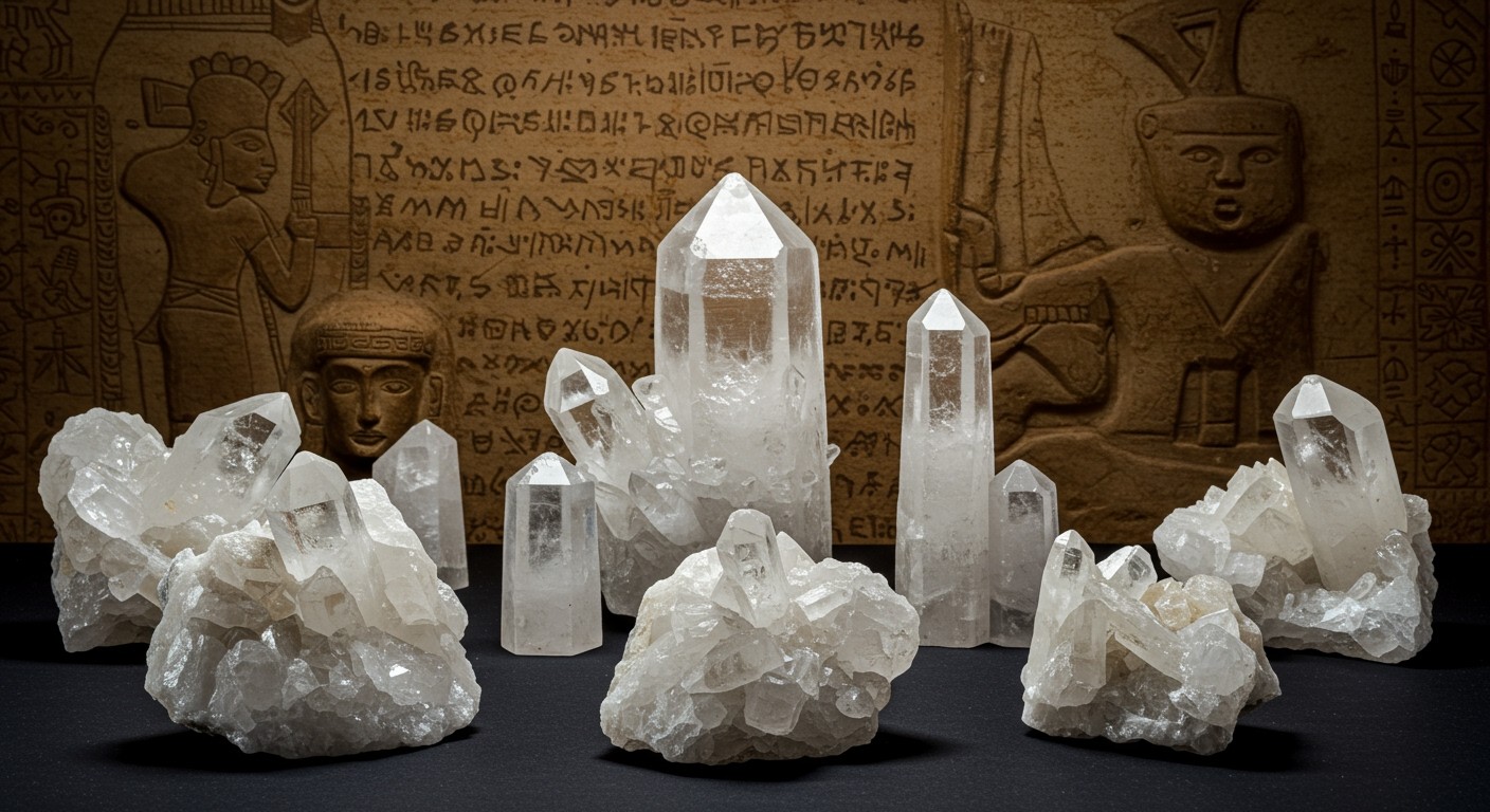 A hegyikristályt az ókori egyiptomiak szentként tisztelték.