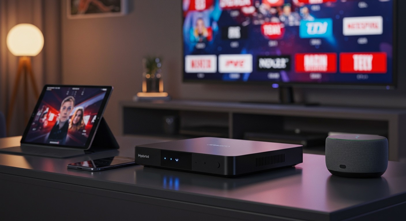A hibrid set-top boxok internetes és műsorszóró tartalmakat ötvöznek.