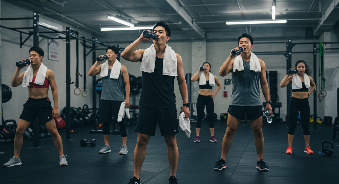 HIIT előtt, közben és után is fontos a hidratálás.