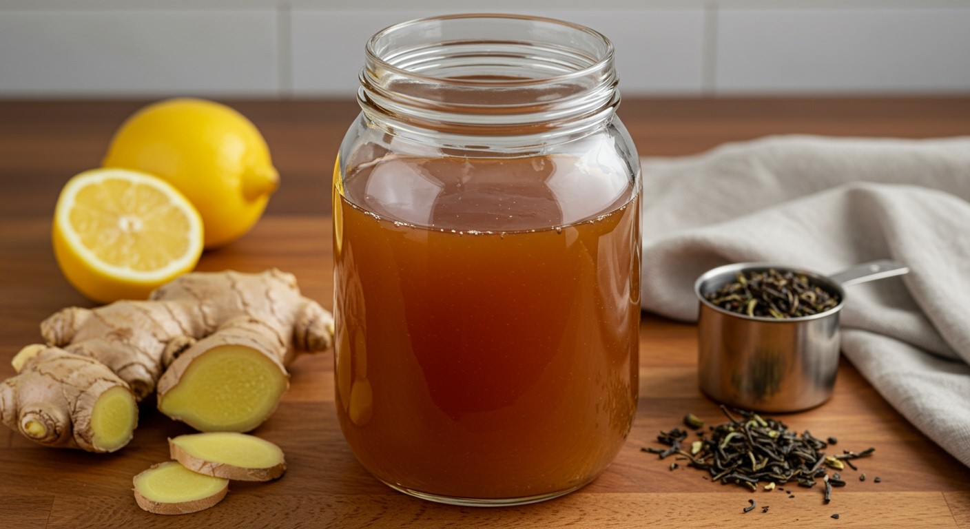 A hűtött tárolás megőrzi a kombucha koncentrátum frissességét.