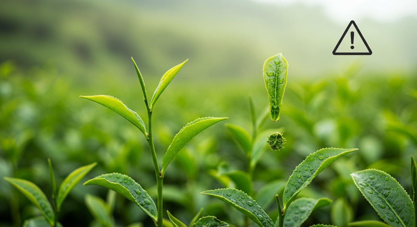A zöld tea túlzott fogyasztása fejfájást okozhat.