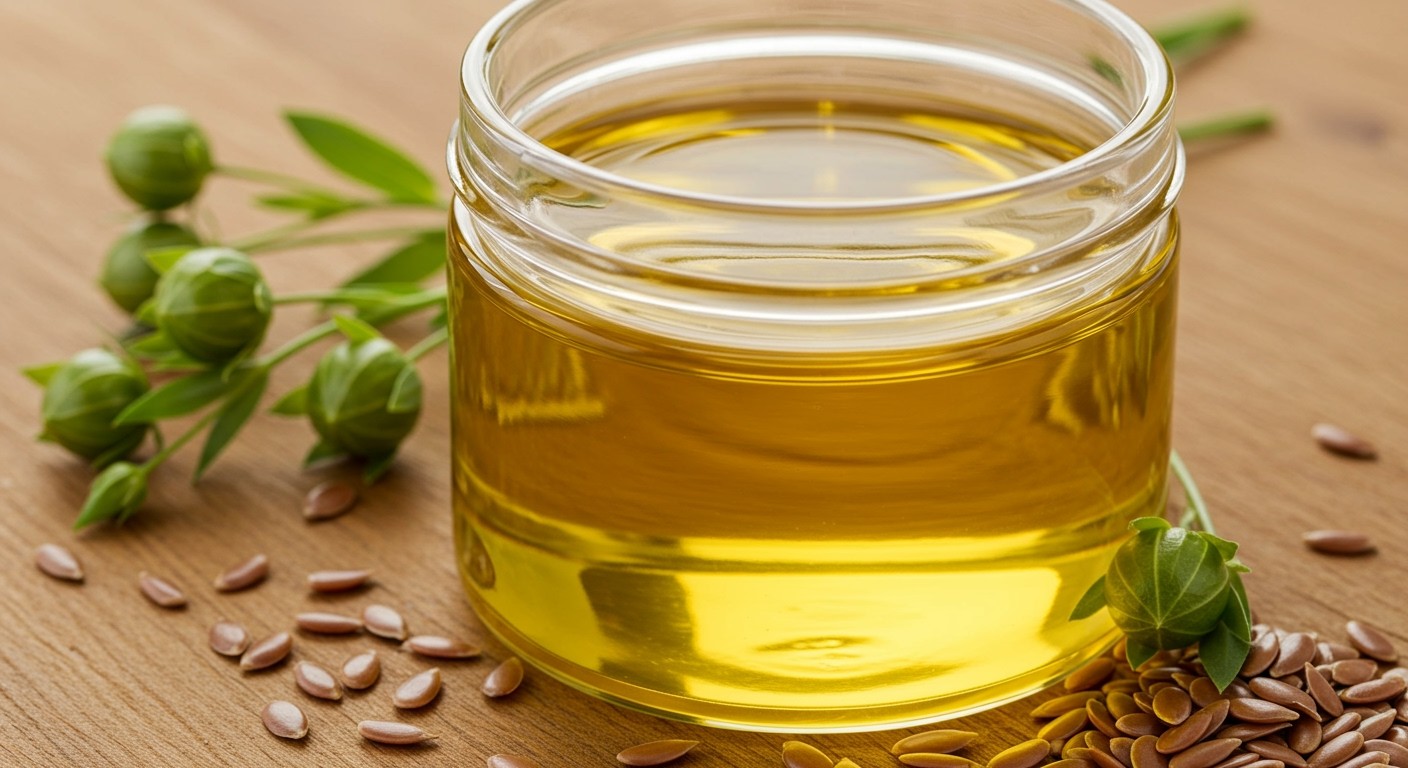 A lenmagolaj gazdag Omega-3 zsírsavakban, segít hidratálni.