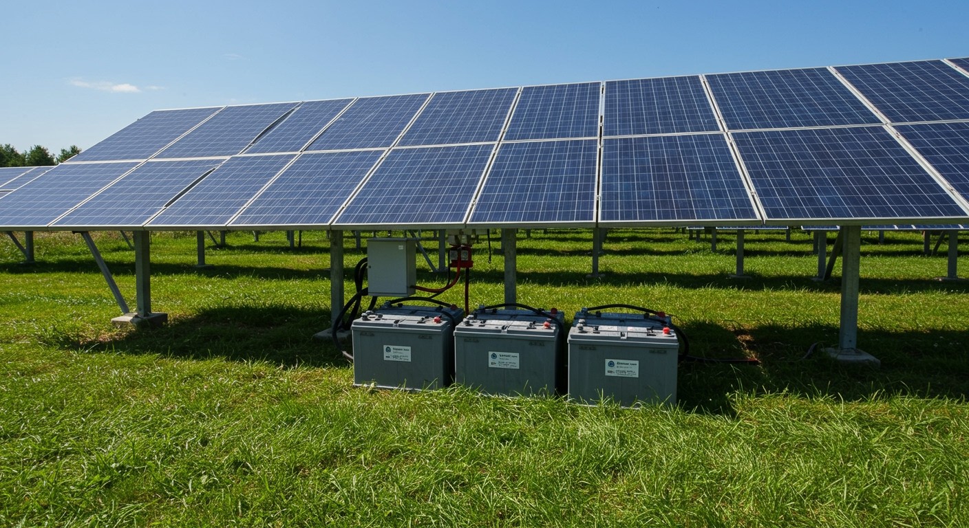 Az ólomakkumulátorok költséghatékony megoldást nyújtanak energiatárolásra.
