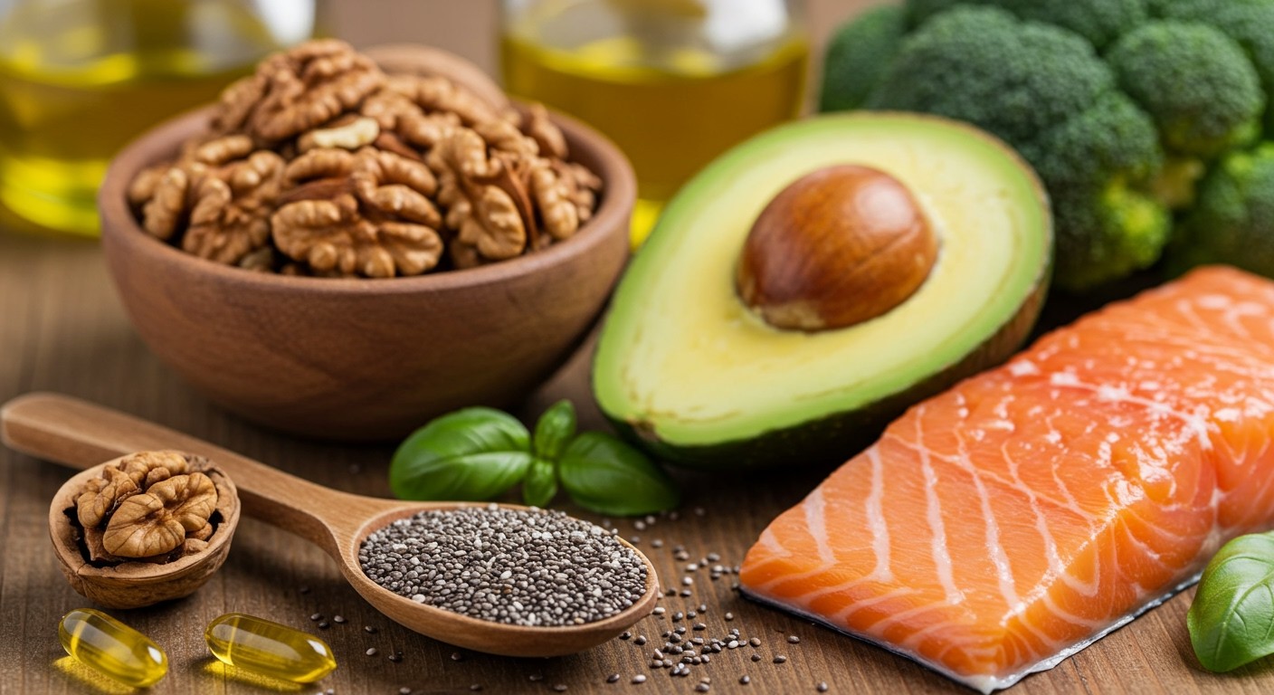 Az Omega-3 zsírsavak segítik a szív egészségét.