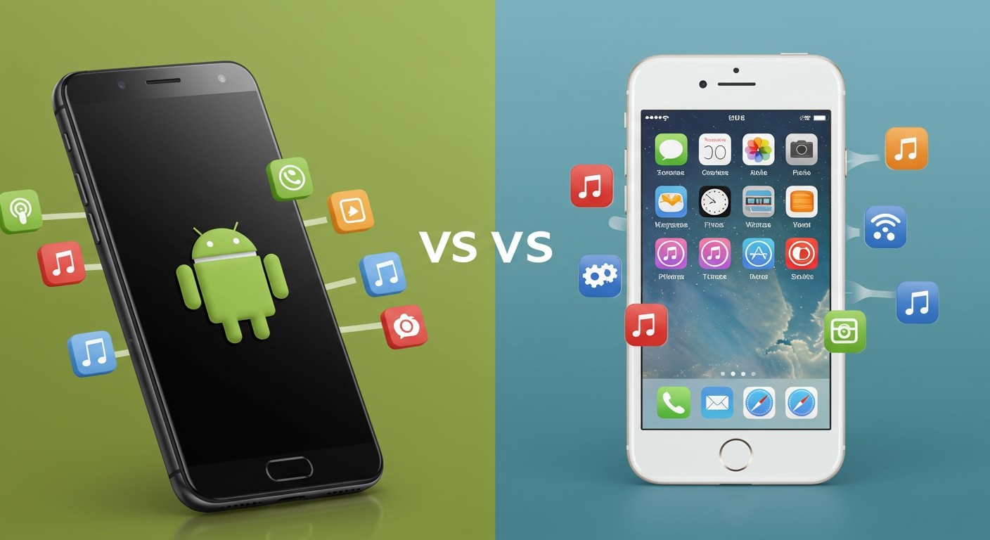 Az Android testreszabhatósága nagyobb, míg az iOS biztonságosabb.