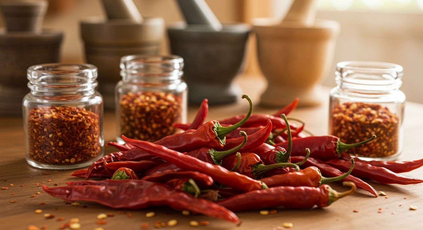 Az Oto Chili por készítése során a szárítás kulcsfontosságú.