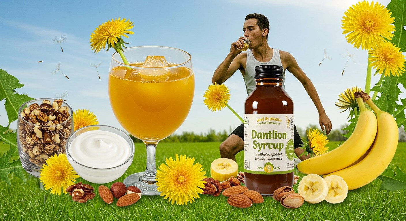 A pitypangszörp vitaminokban gazdag, növeli az energiaszintet.