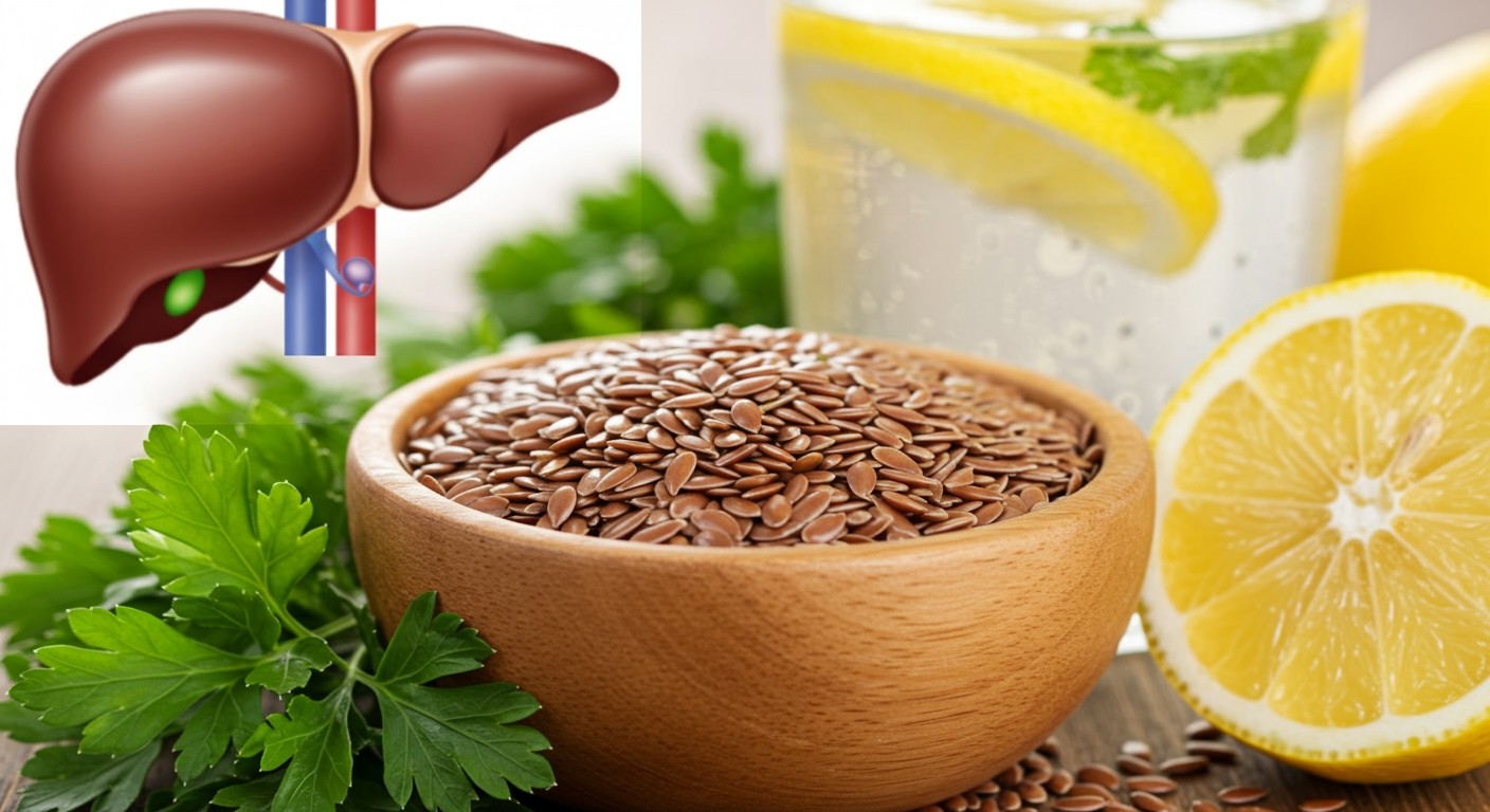 A lenmag omega-3 zsírsavai védik a májat.