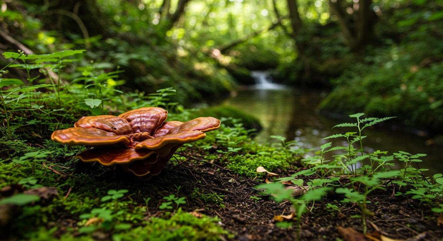 A Reishi gomba támogatja a bélflóra egészséges egyensúlyát.
