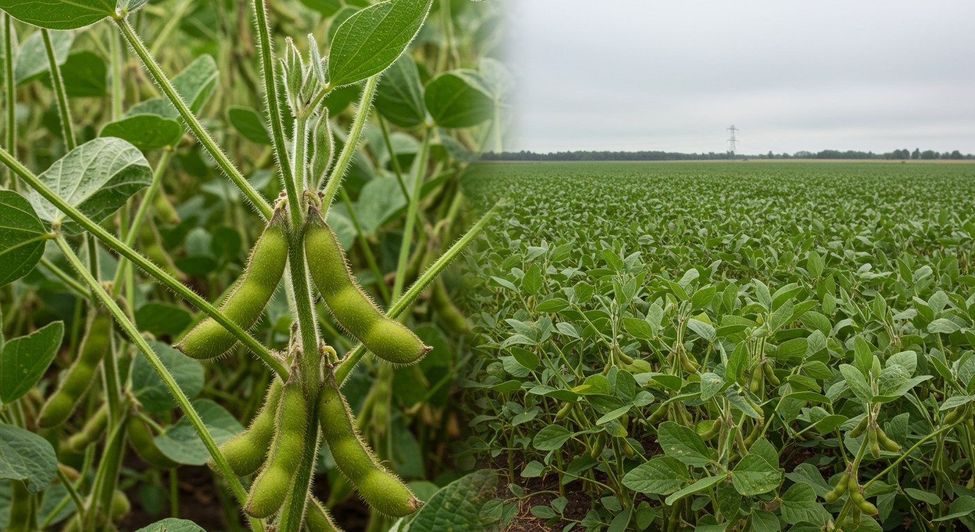 A GMO szója növeli a hozamot, de vitákat szül.