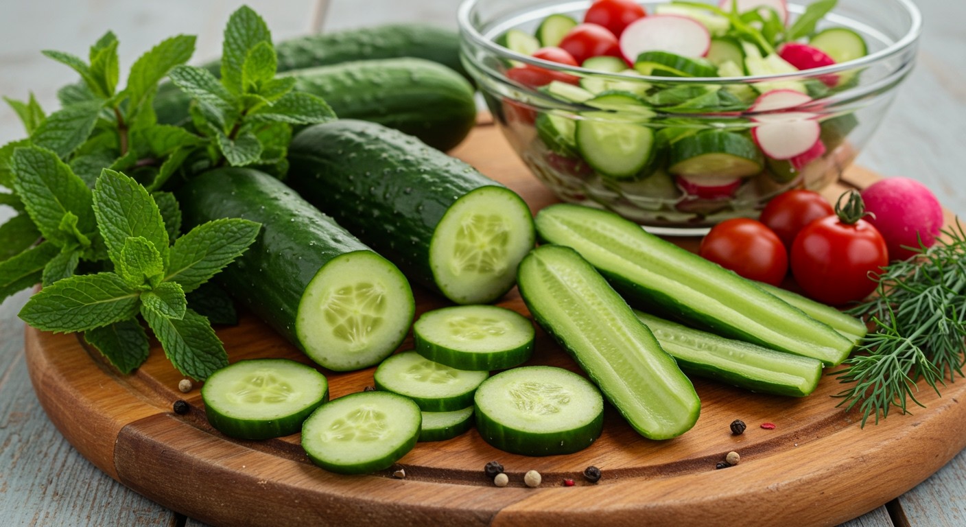 Az uborka alacsony kalória, de gazdag antioxidánsokban!