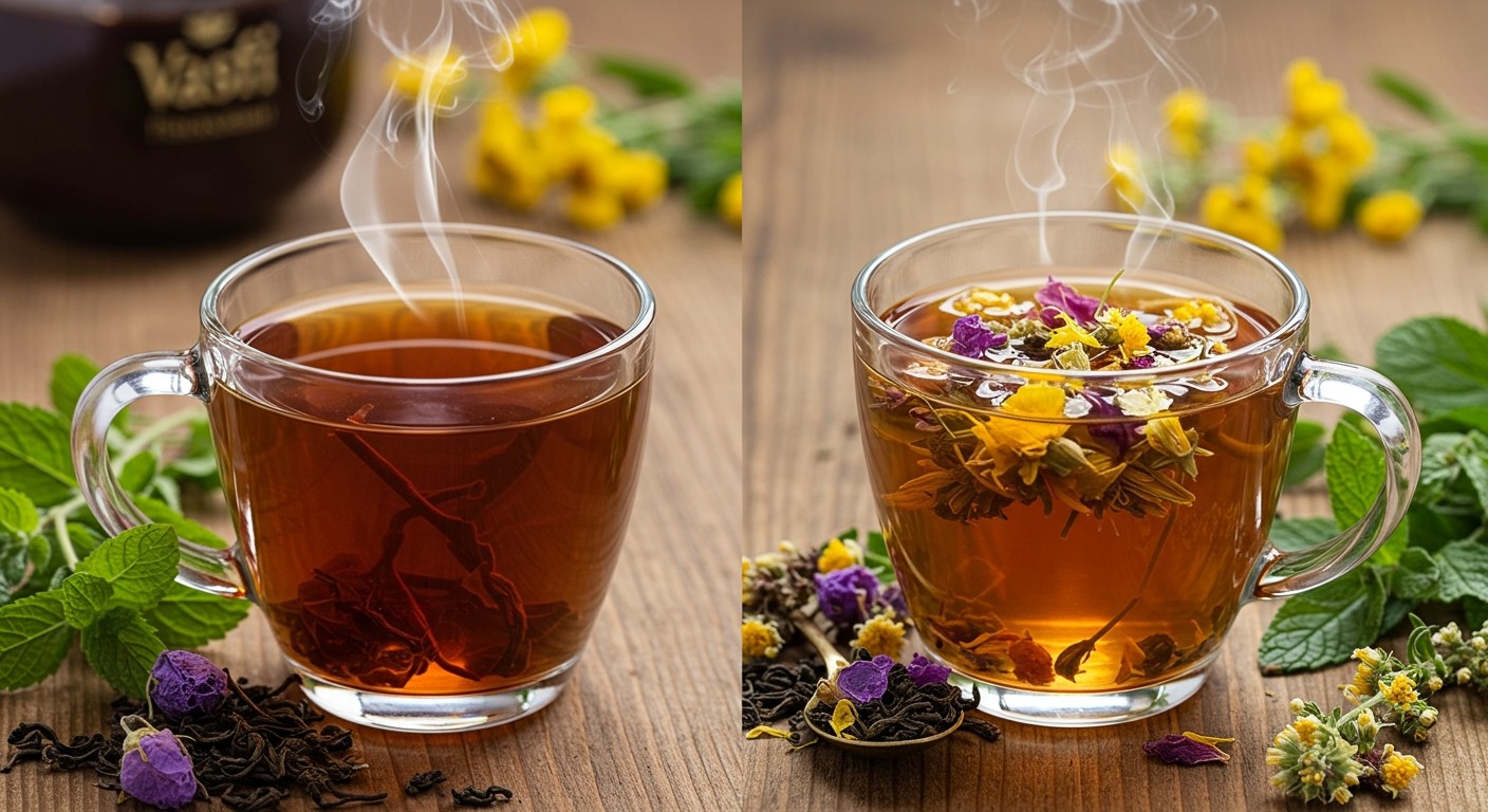 A vasfű tea erősebb hatású, mint sok más teafajta.
