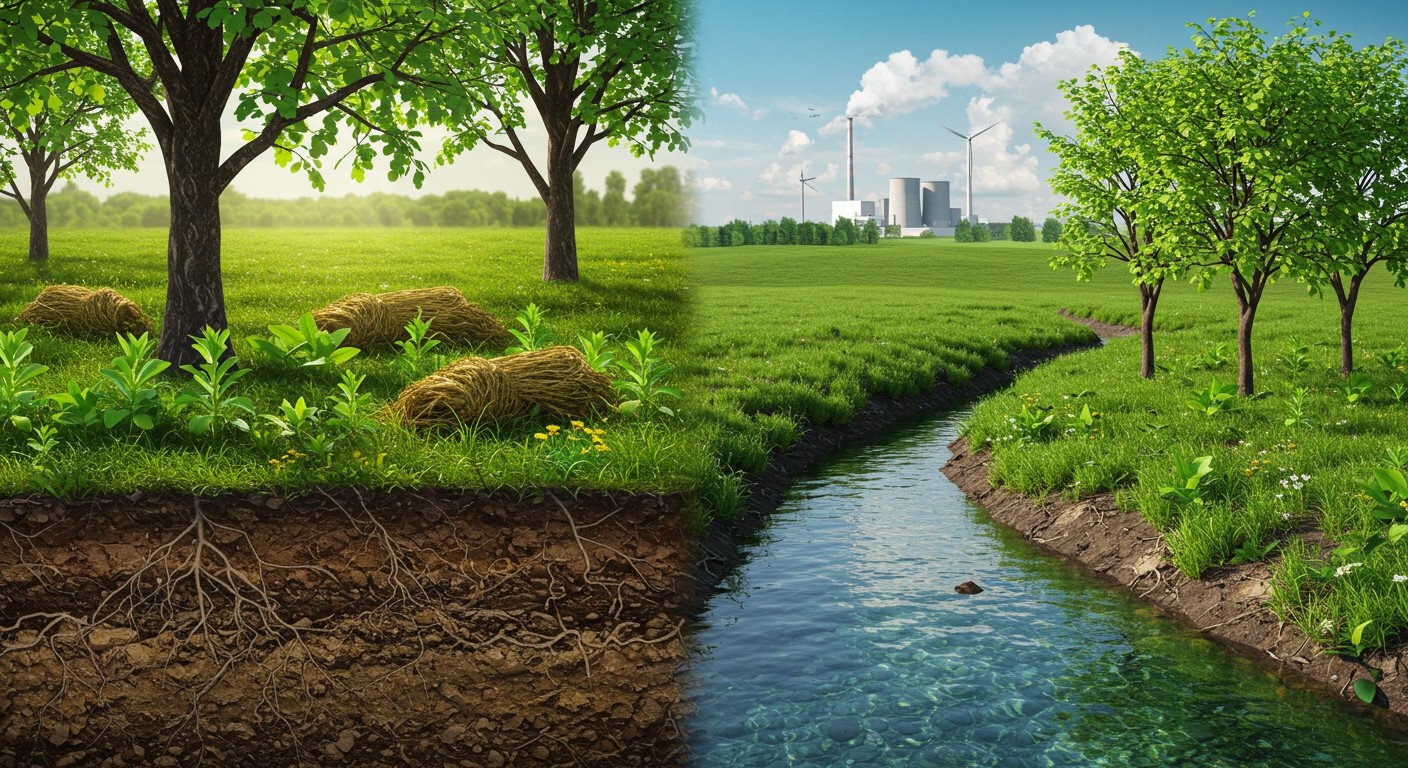 A biomassza fenntartja a talaj termékenységét és javítja a vízminőséget.