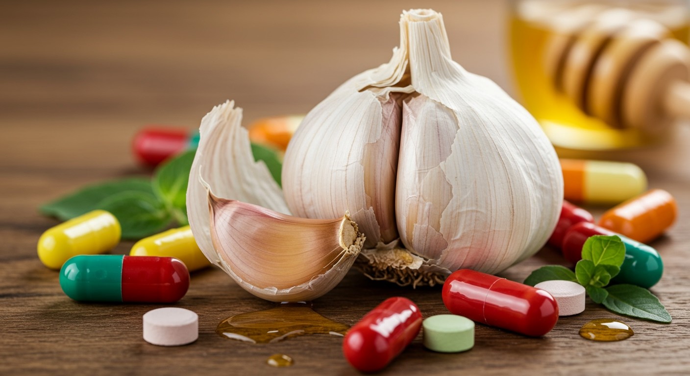 A fokhagyma gazdag C-vitaminban és antioxidánsokban.