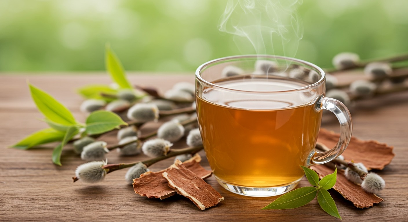A fűzfakéreg tea segíthet a menstruációs fájdalmaktól.