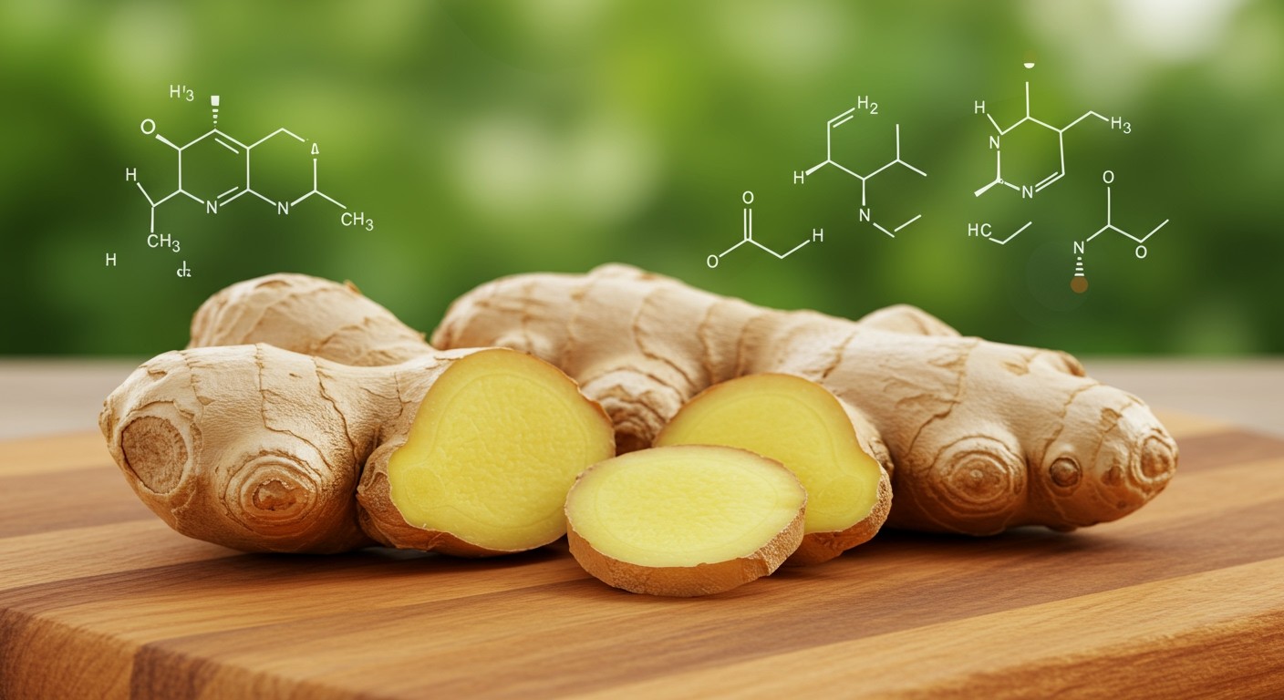 A gingerol gyorsan felszívódik, erős antioxidáns hatású.
