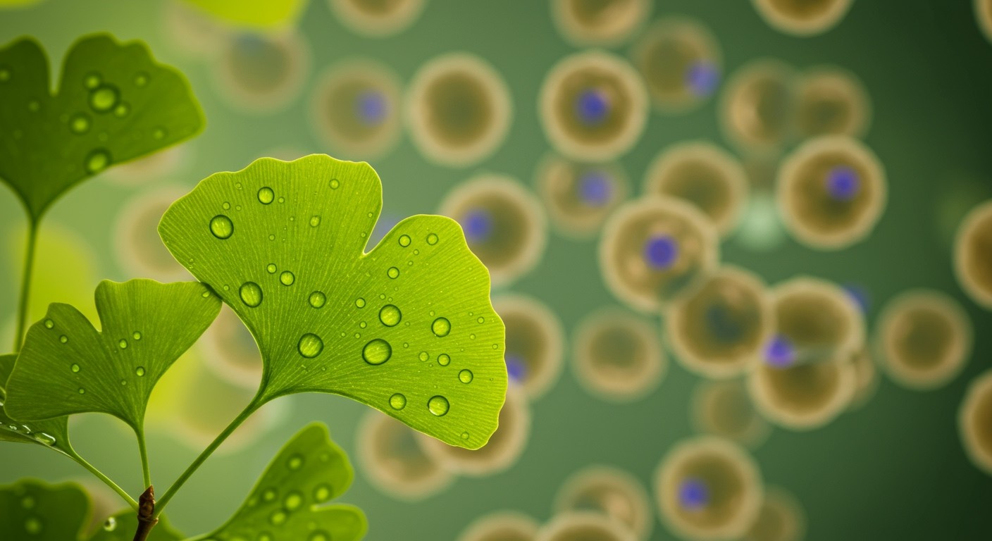 A Ginkgo Biloba erősíti a sejtek antioxidáns védelmét.