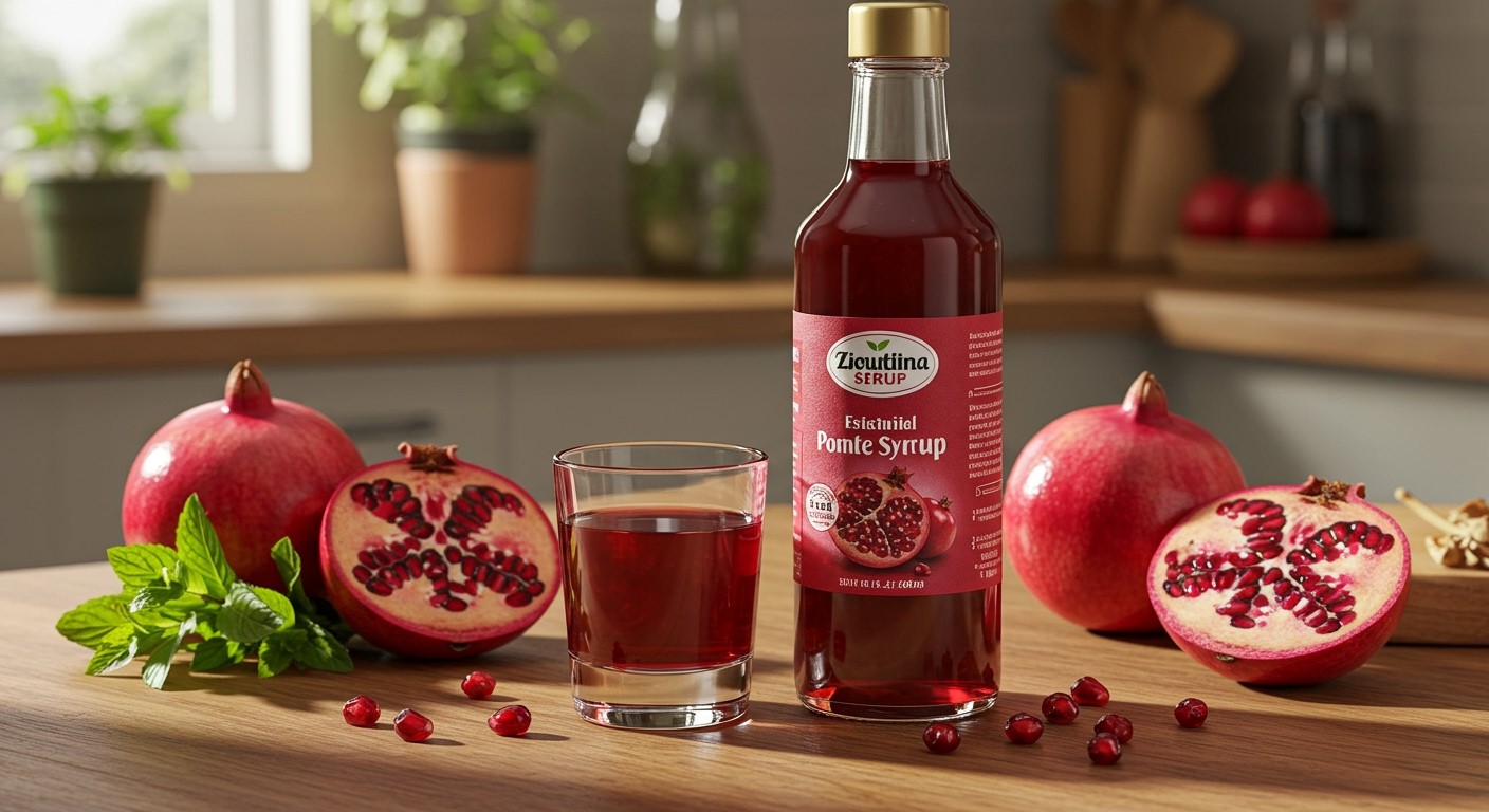 A gránátalma szirup gazdag antioxidánsokban, erősíti az immunrendszert.