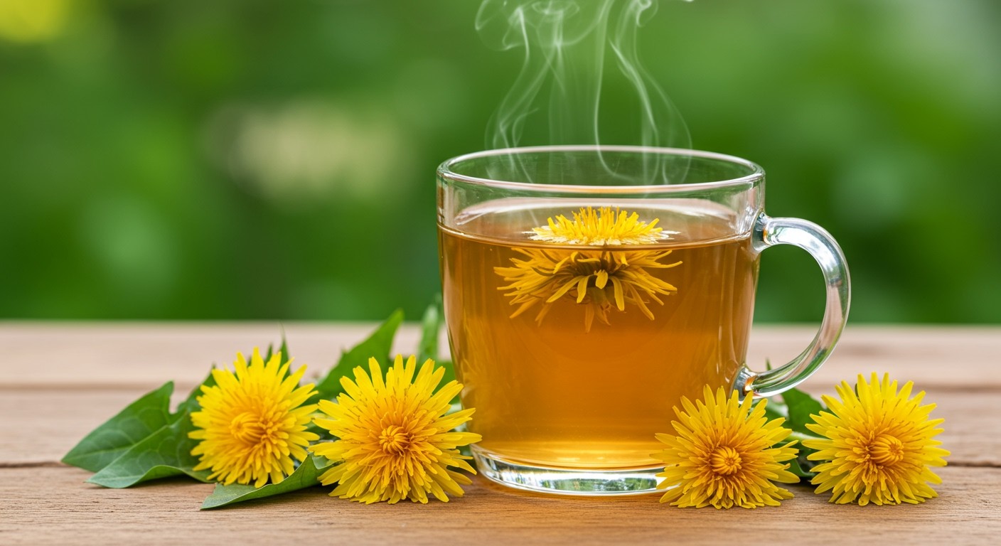 A gyermekláncfű tea segíti a vesék működését.