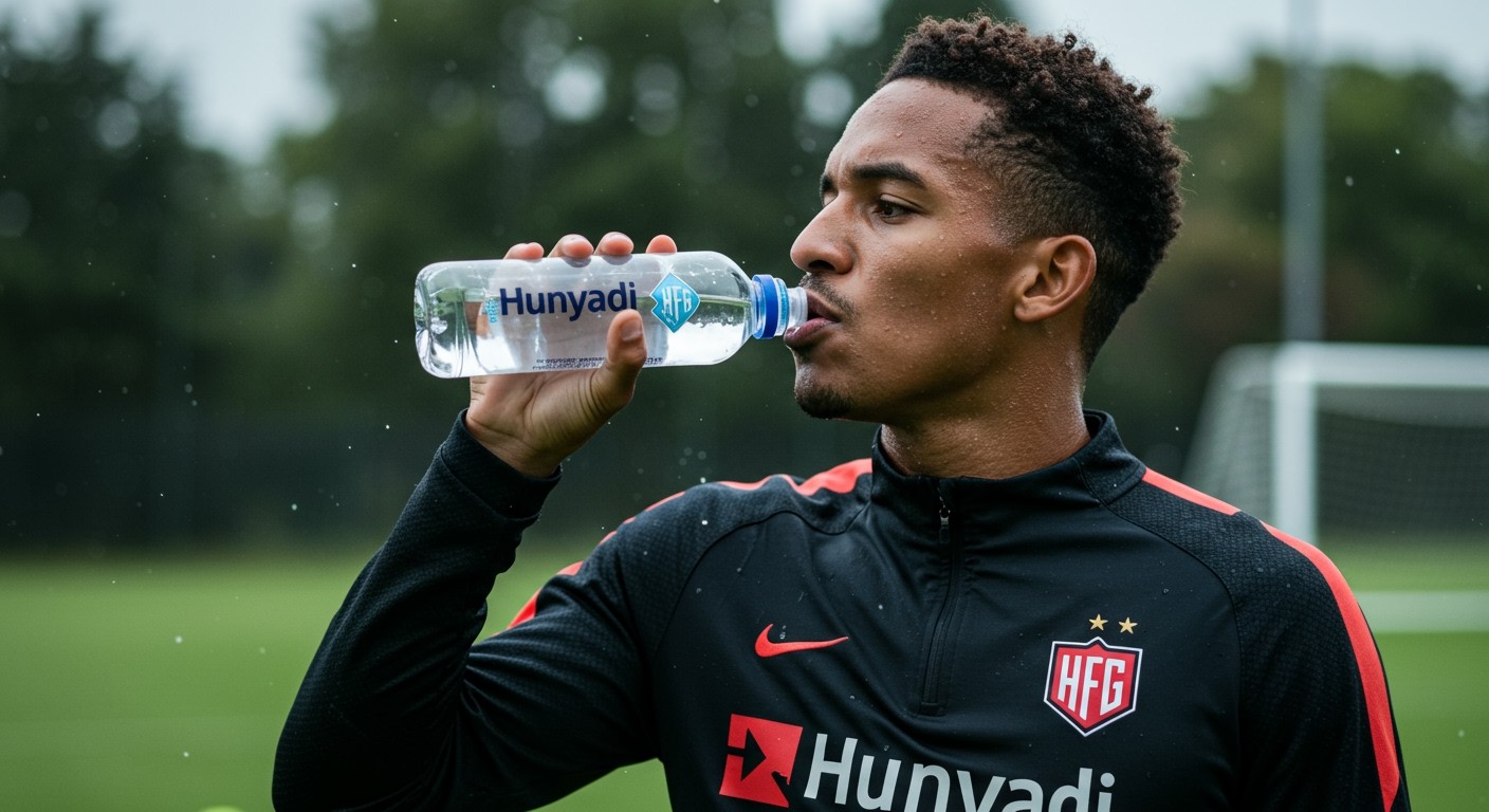 A Hunyadi víz segít a sportolók rehidratálásában.