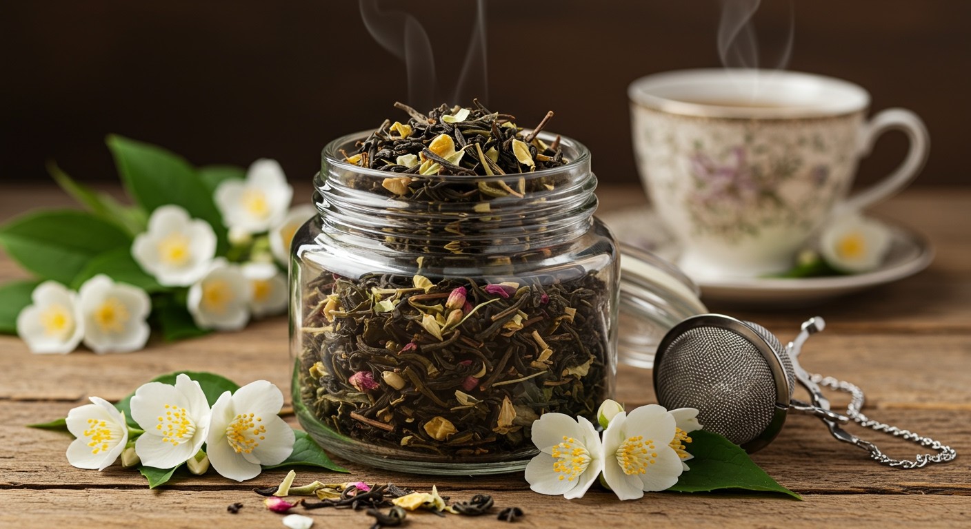 A jázmin tea frissességét légmentes tárolással őrizhetjük meg.