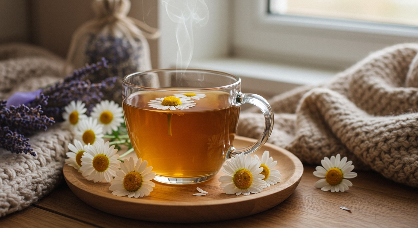 A kamilla tea görcsoldó hatású, enyhíti a fájdalmat.