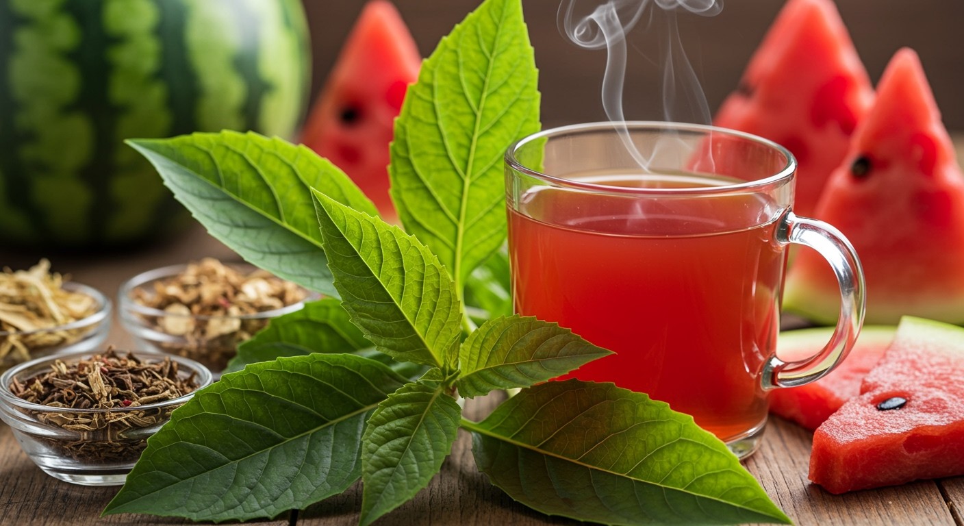 A királydinnye tea táplálja és erősíti a hajat.