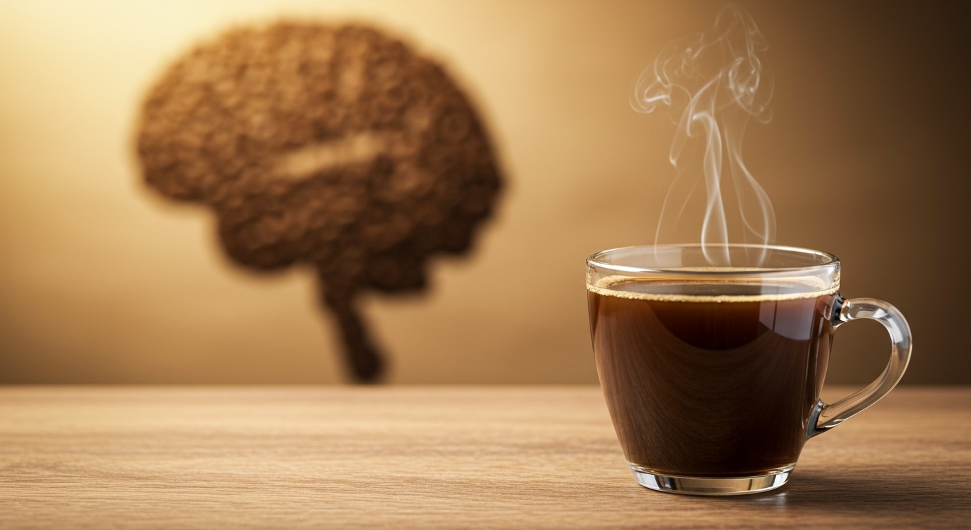A koffein serkenti az idegrendszert és fokozza a figyelmet.