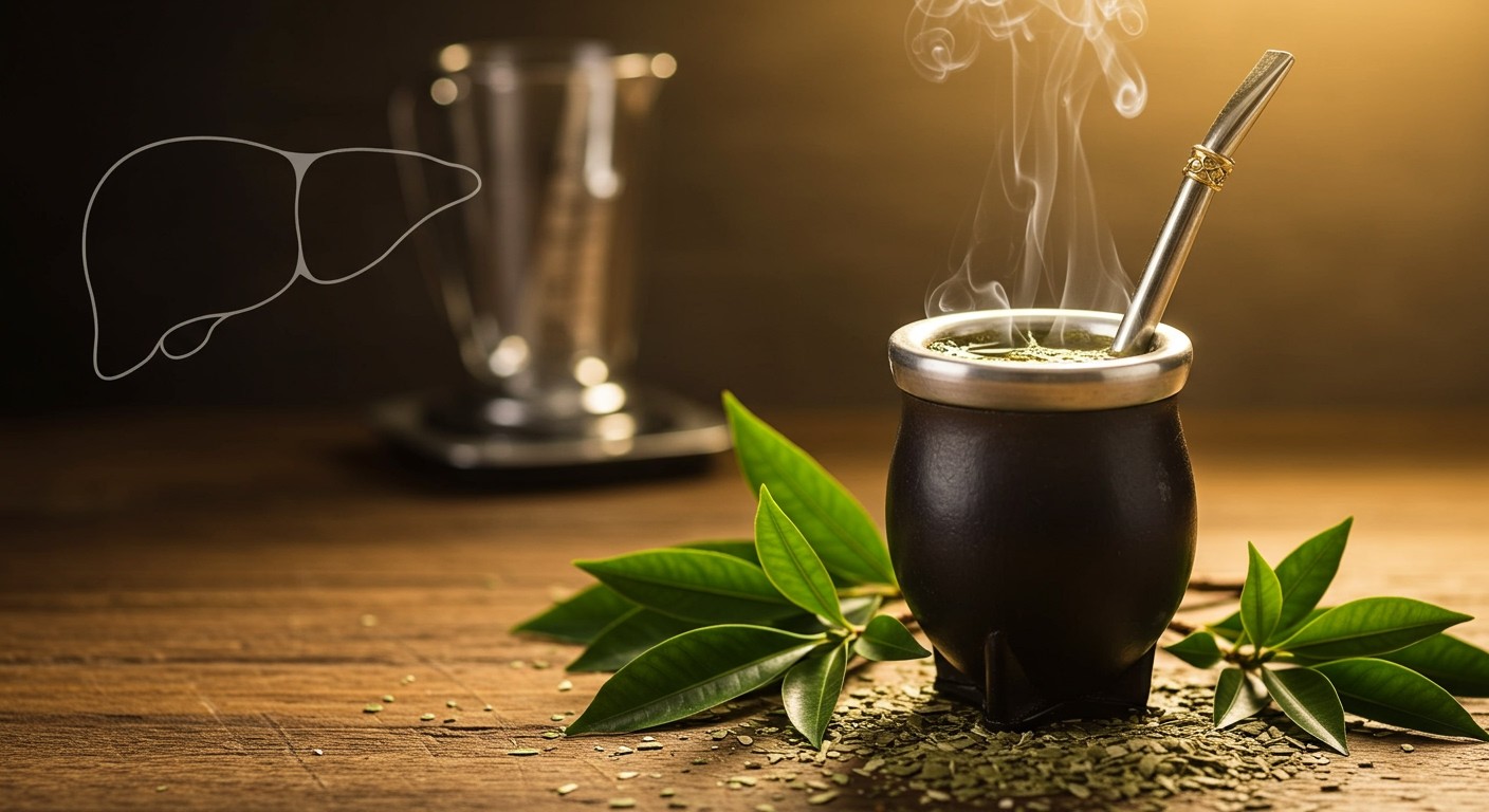 A mértékletes mate tea fogyasztás csökkenti a májtoxicitást.