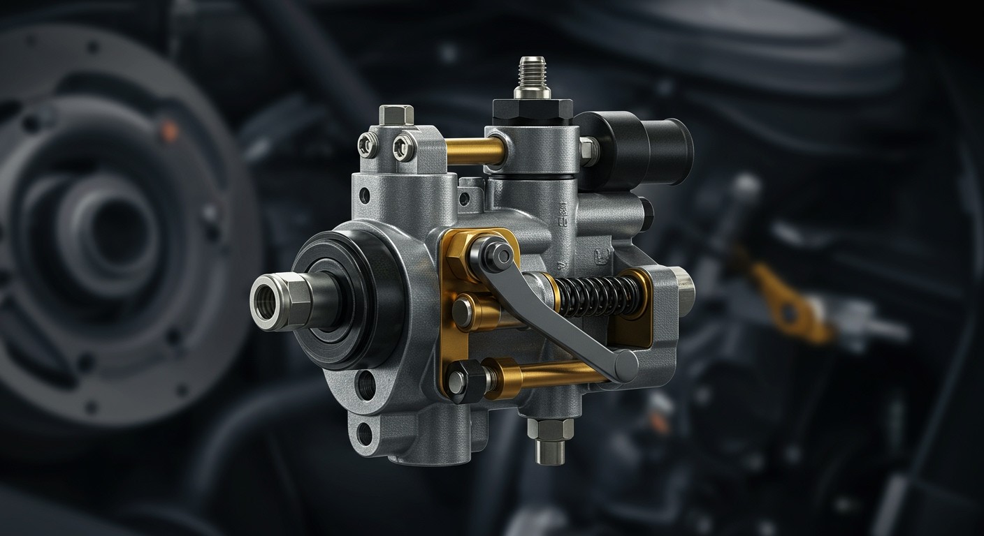 A mechanikus fékszelepek precíz nyomásszabályozást biztosítanak.