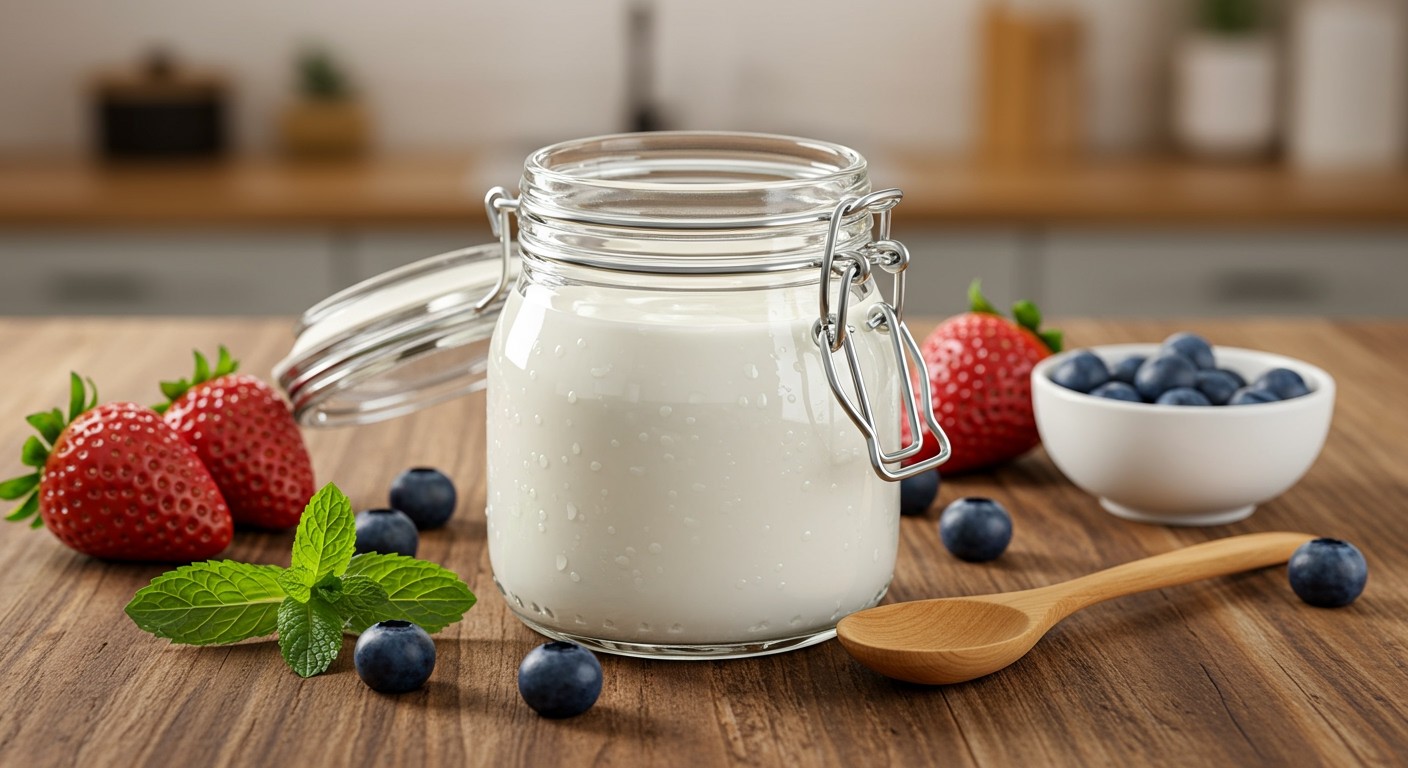 A joghurt frissessége a hűtőben hónapokig megőrizhető.