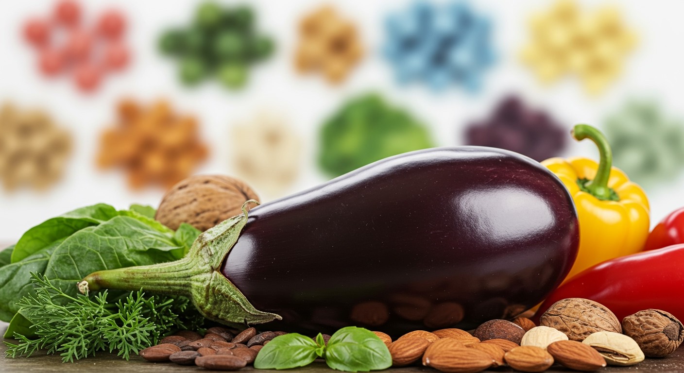 A padlizsán gazdag flavonoidokban, amelyek védik a sejteket.