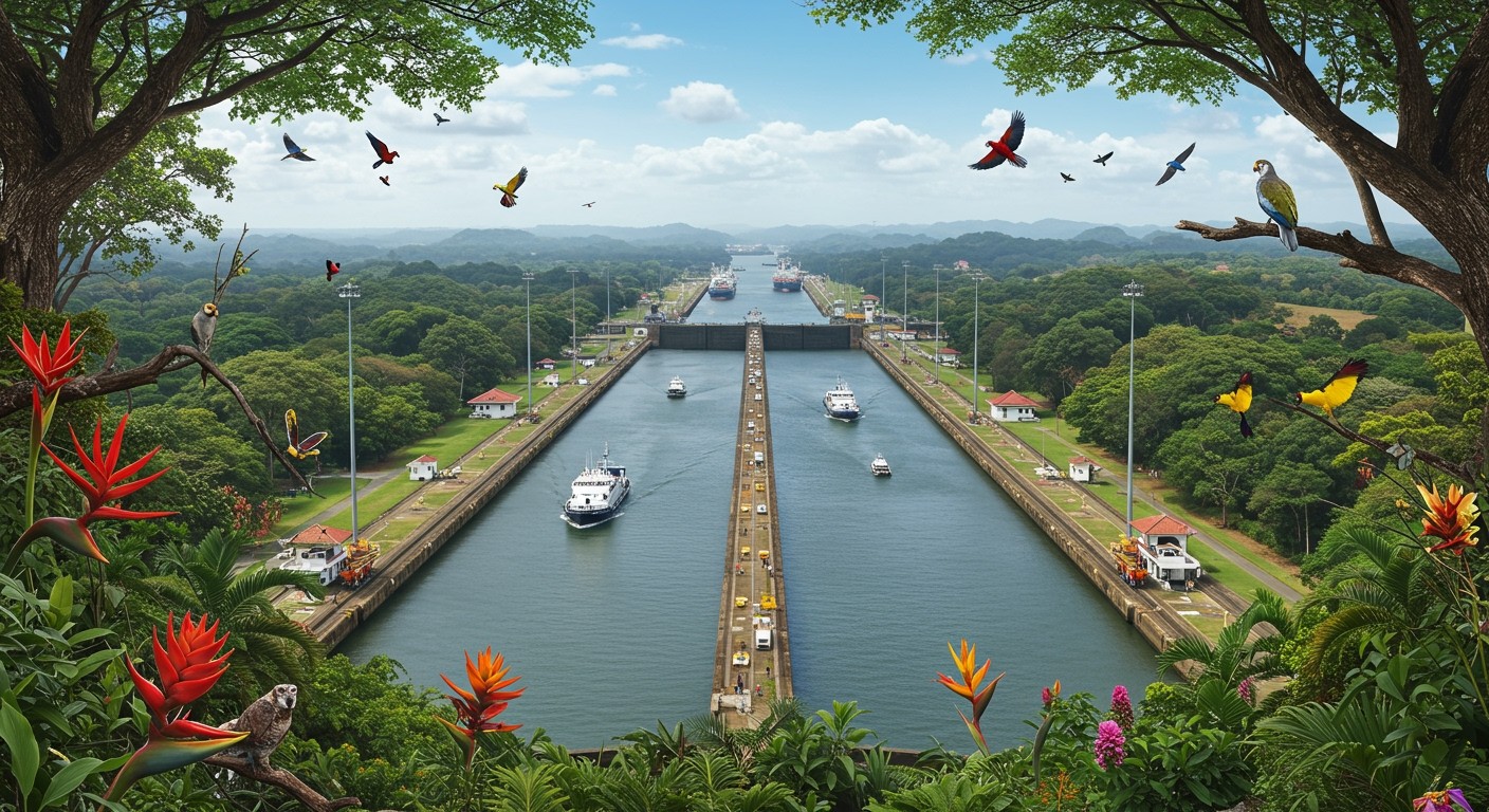 A Panama-csatorna ökoszisztémájára jelentős hatással van a forgalom.