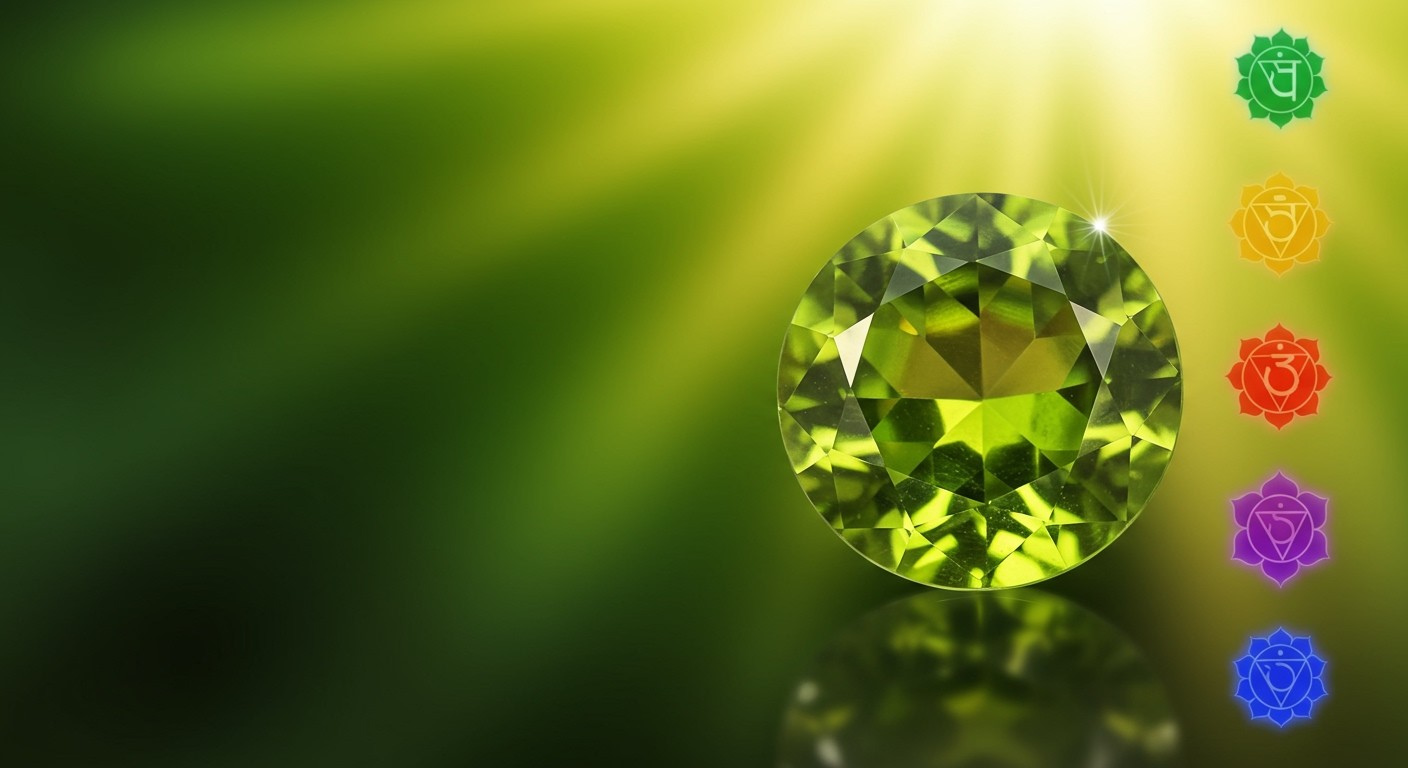 A peridot a szívcsakrához kapcsolódik, erősíti a szeretetet.