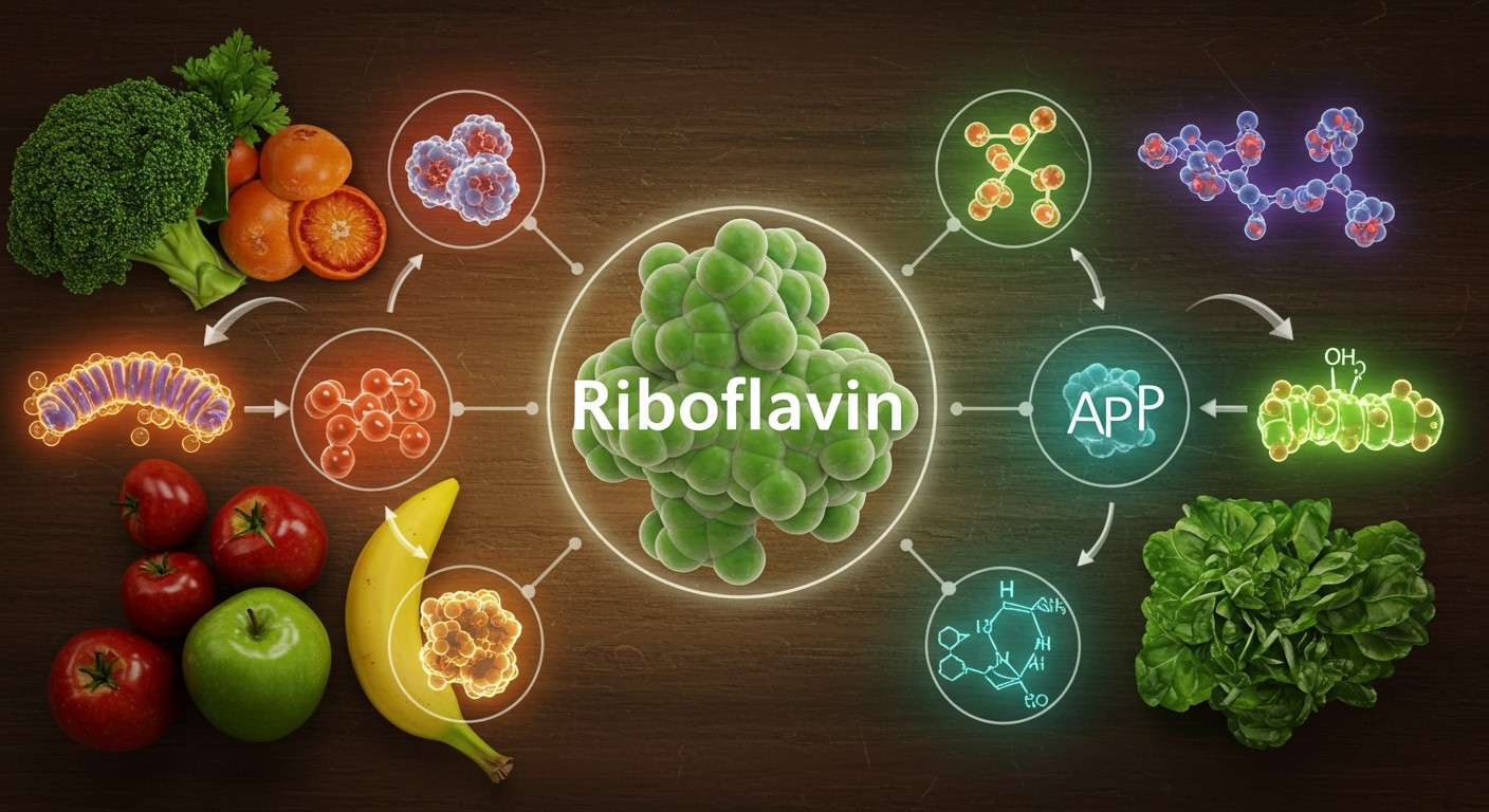 A riboflavin elengedhetetlen az egészséges sejtfunkcióhoz.