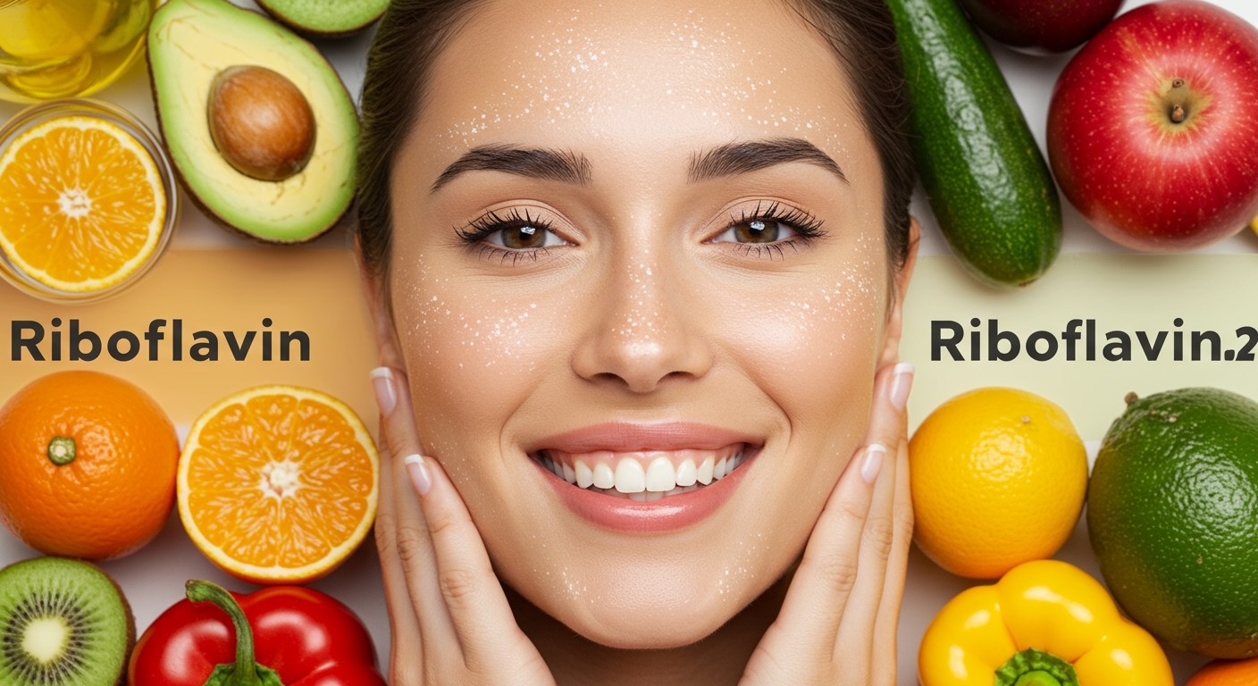A riboflavin segíti a bőr, haj és körmök regenerálódását.