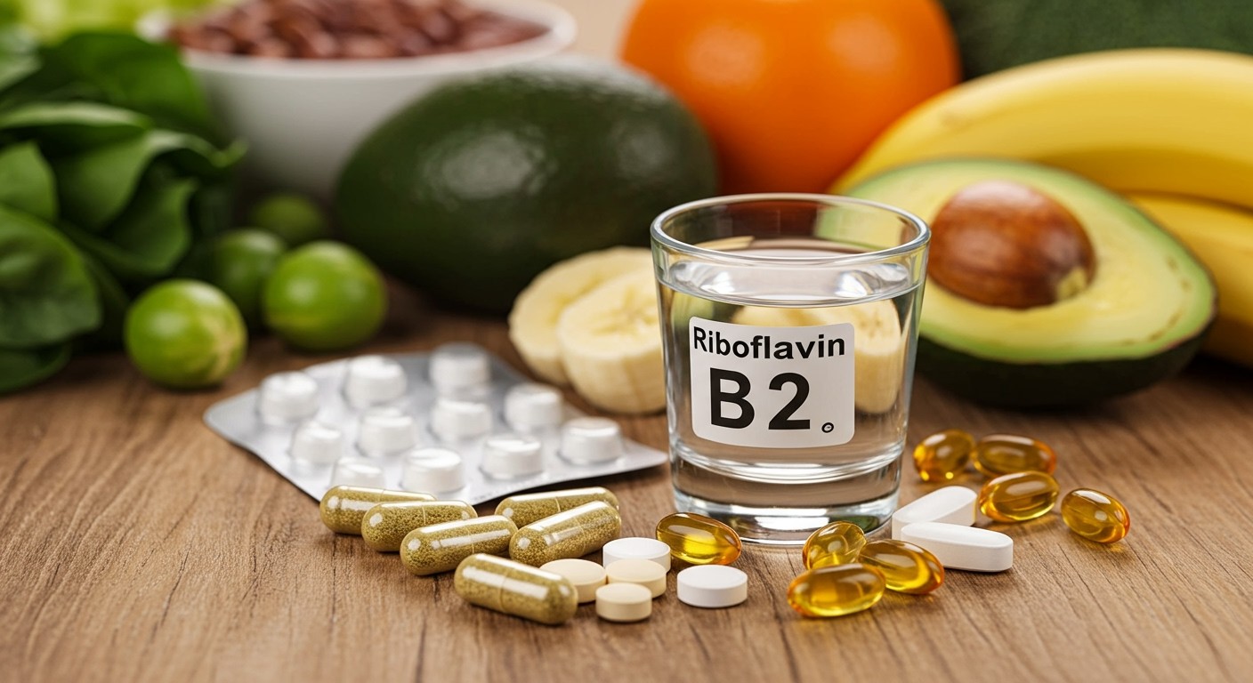 A riboflavin étrend-kiegészítők segítenek a energiaszint növelésében.